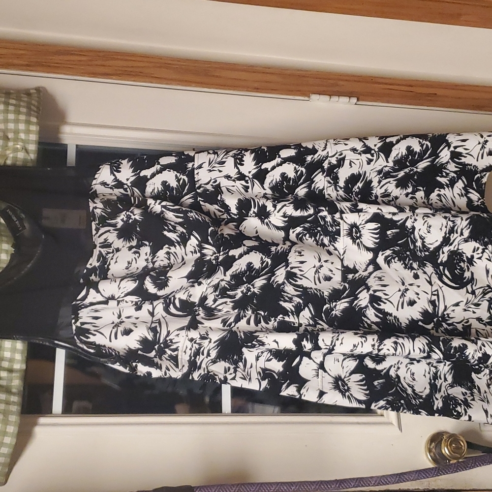 Black and white dress